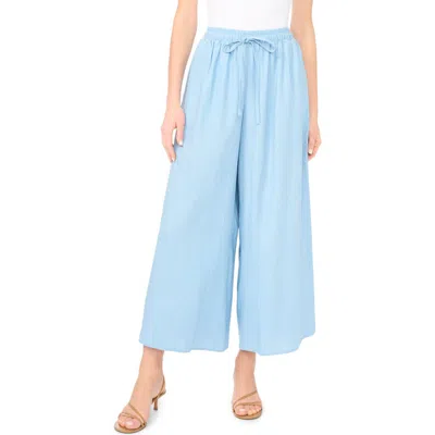 Ted Baker Drawstring Crop Wide Leg Pants In Blue