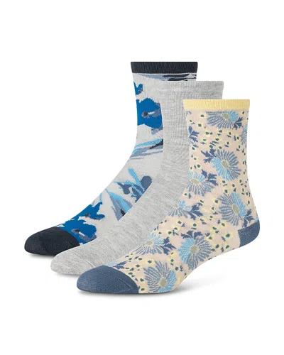Ted Baker Dress Crew Socks, Set Of 3 In Multi