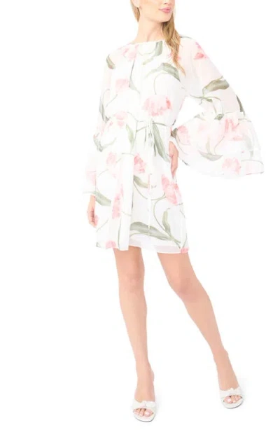 Ted Baker Efia Floral Print Long Sleeve Minidress