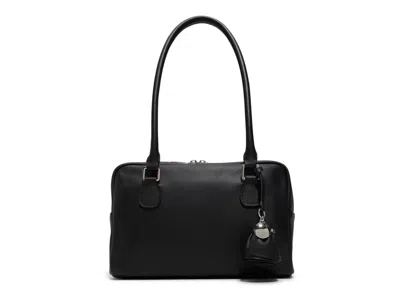 Ted Baker Elanie Leather Shoulder Bag In Black