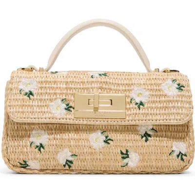 Ted Baker Ella Floral Embroidered Crossbody Bag In White