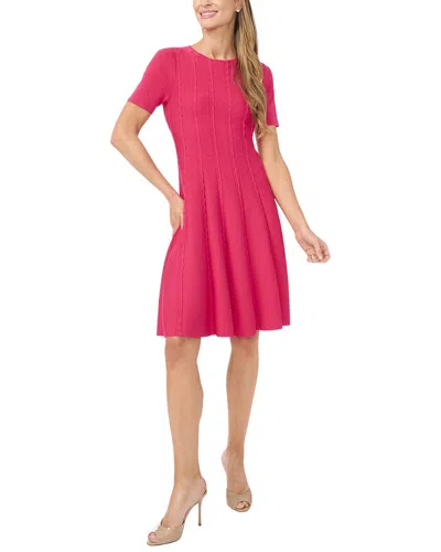 Ted Baker Ella Ss Ribbon Stitch Mini Dress In Pink