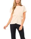 Ted Baker Maria Ruched Top In Neutral