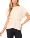 Ted Baker Maria Ruched Top In Neutral