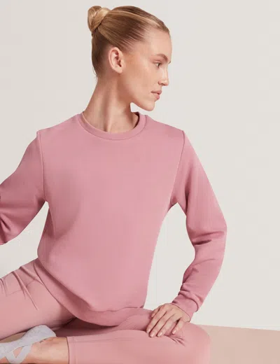 Ted Baker Emily Cut-out Detail Scuba Active Sweatshirt In Pink