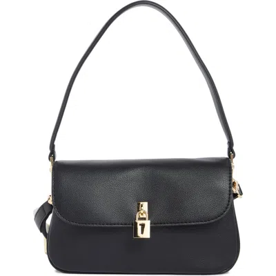 Ted Baker Estelle Faux Leather Baguette Bag In Black