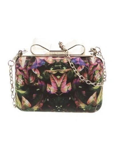 Pre-owned Ted Baker Evening Bag In Green