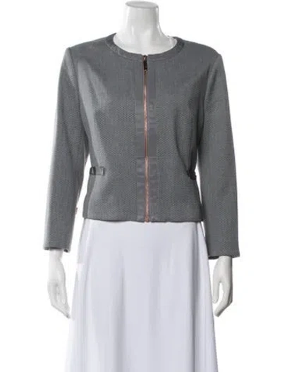 Pre-owned Ted Baker Evening Jacket In Gray