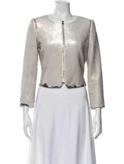 Pre-owned Ted Baker Evening Jacket In Neutral