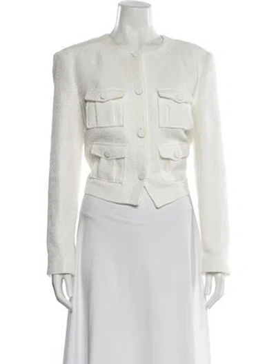 Pre-owned Ted Baker Evening Jacket In White