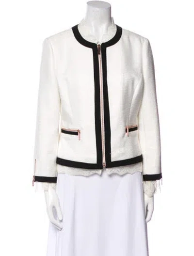 Pre-owned Ted Baker Evening Jacket In White