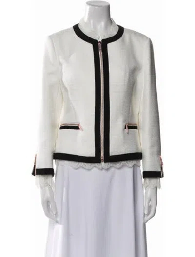Pre-owned Ted Baker Evening Jacket In White