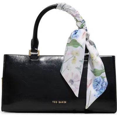 Ted Baker Farah Faux Leather Handbag In Black