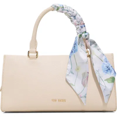 Ted Baker Farah Faux Leather Handbag In White
