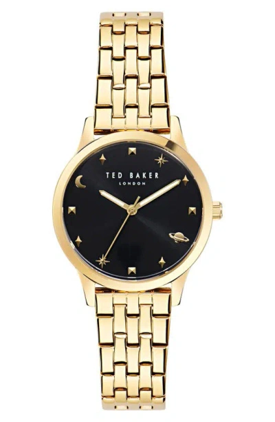 Ted Baker Fitzrovia Bracelet Watch In Gold