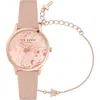 Ted Baker Fitzrovia Leather Strap Watch & Bracelet Set, 34mm In Gold