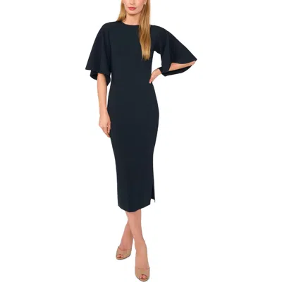 Ted Baker Flare Sleeve Midi Dress In Green