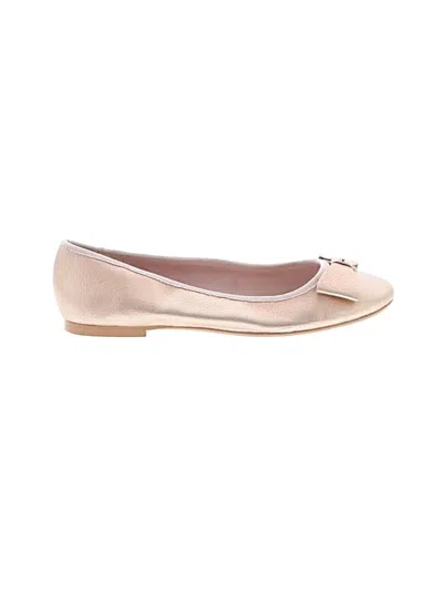 Pre-owned Ted Baker Flats In Gold