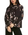 Ted Baker Fleur Blouse In Black