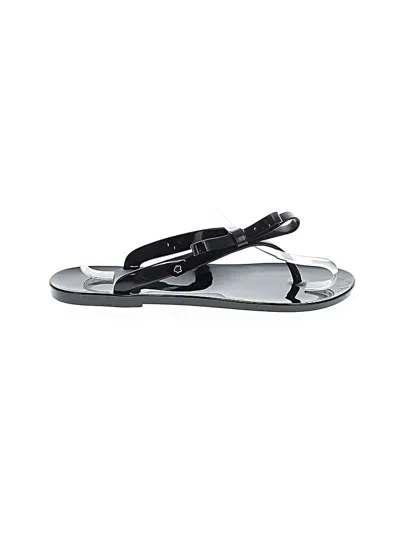 Pre-owned Ted Baker Flip Flops In Black