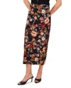Ted Baker Floraas Belted Midi Skirt In Multi