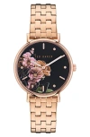 TED BAKER TED BAKER LONDON FLORAL BRACELET WATCH