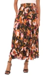 Ted Baker Floral Circle Maxi Skirt In Brown
