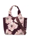 Ted Baker Floral-embroidered Tote Bag In Purple