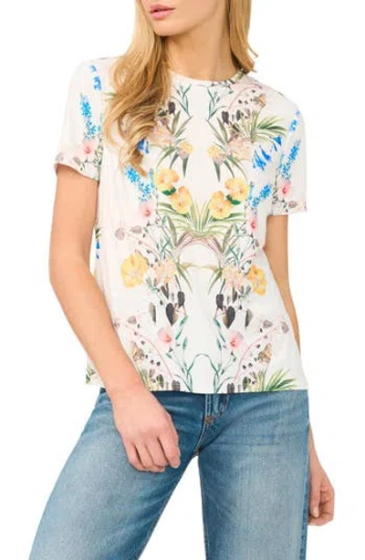 Ted Baker Floral Graphic T-shirt In Animal Print