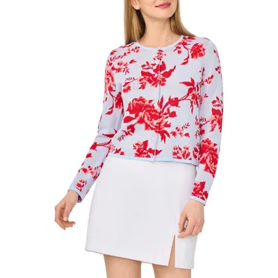 Ted Baker Floral Jacquard Cardigan In Multi
