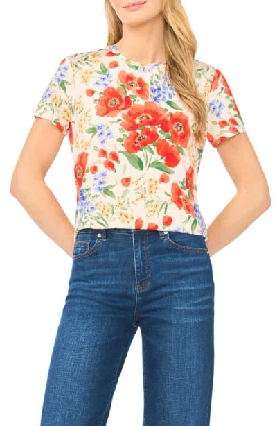 Ted Baker Floral Knit T-shirt In Multi