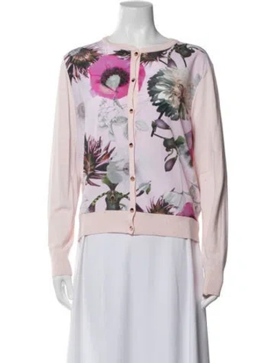 Pre-owned Ted Baker Floral Print Jacket In Multi