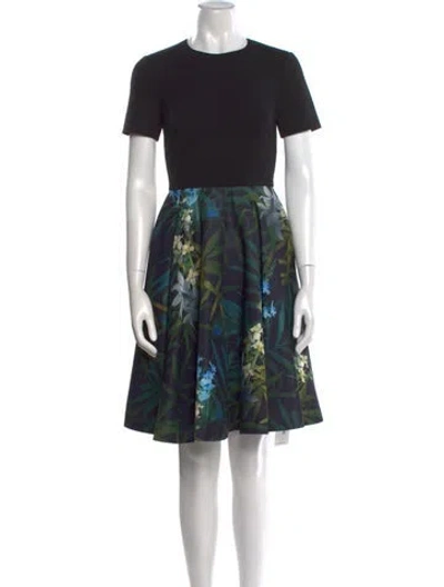 Pre-owned Ted Baker Floral Print Knee-length Dress