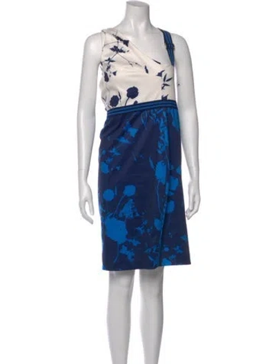 Pre-owned Ted Baker Floral Print Knee-length Dress