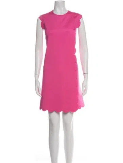 Pre-owned Ted Baker Floral Print Long Dress In Pink