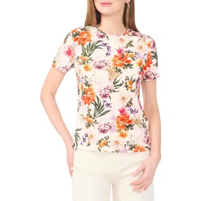 Ted Baker Floral Print T-shirt In White
