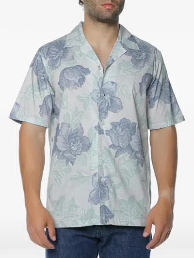 Ted Baker Floral-print Relaxed-fit Shirt In Multi