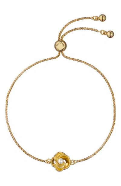 Ted Baker Florie Faux Pearl Bracelet In Gold Tone/pearl
