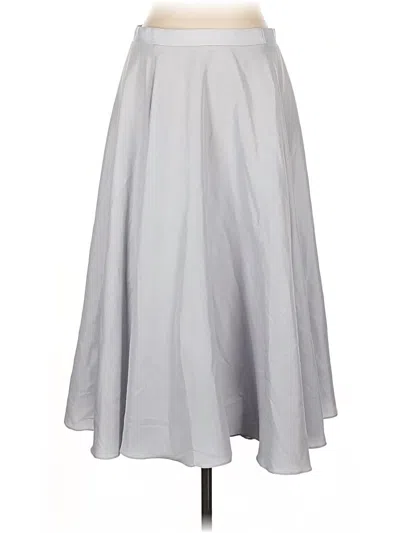 Pre-owned Ted Baker Formal Skirt In Gray