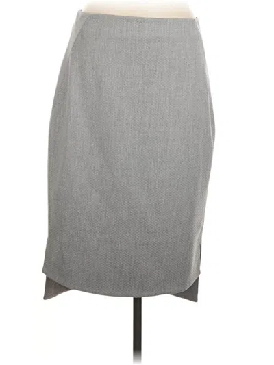 Pre-owned Ted Baker Formal Skirt In Gray