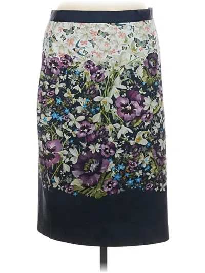 Pre-owned Ted Baker Formal Skirt In Purple