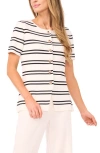 Ted Baker Gail Stripe Button-up Sweater In Multi