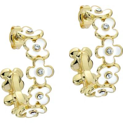 Ted Baker Garvi Garland Hoop Earrings In Gold