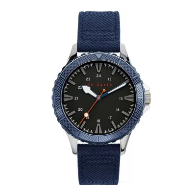 Ted Baker Gents Analog Sporty Watch In Blue