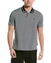 TED BAKER TED BAKER GINALD HERRINGBONE STITCH REGULAR FIT POLO SHIRT