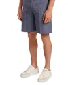 Ted Baker Givran Slim Fit Linen Shorts In Multi