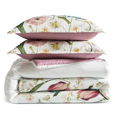 Ted Baker Gloucester Floral Comforter Set, King In White