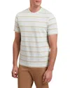 Ted Baker Gorano Textured Striped Tee In Ecru