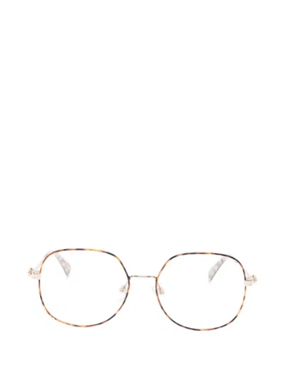 Ted Baker Gracie Geometric-frame Glasses In Brown