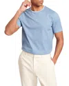 Ted Baker Hagen Branded T Texture Cotton Stretch Tee In Blue